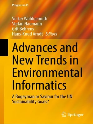 cover image of Advances and New Trends in Environmental Informatics